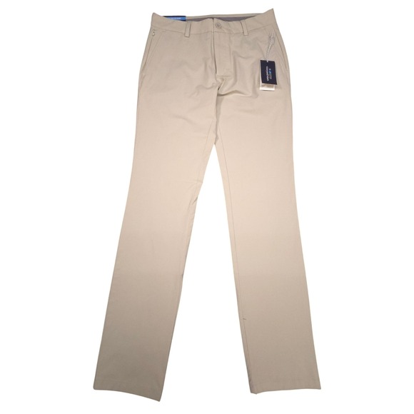 Vineyard Vines Pants Men 30x34 Stone On-The-Go OTG Chino Performance Stretch